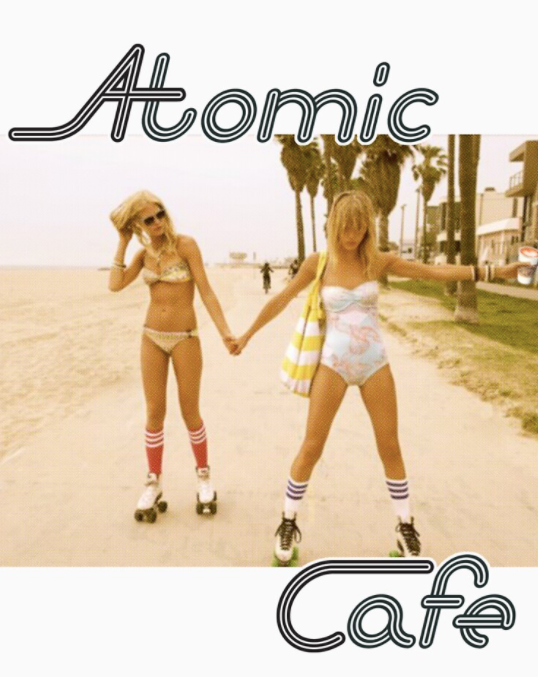 Atomic Cafe - Casual California Roller Girls T-Shirt