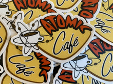 Load image into Gallery viewer, 1.5&quot; x 3&quot; Atomic Cafe Logo Sticker

